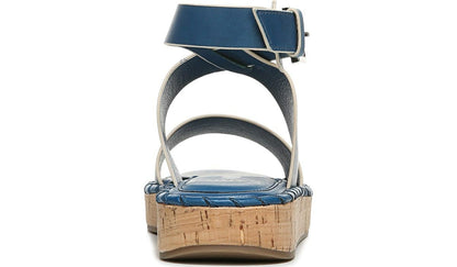 Sarto Zarlo Platform Sandal - Teal Leather