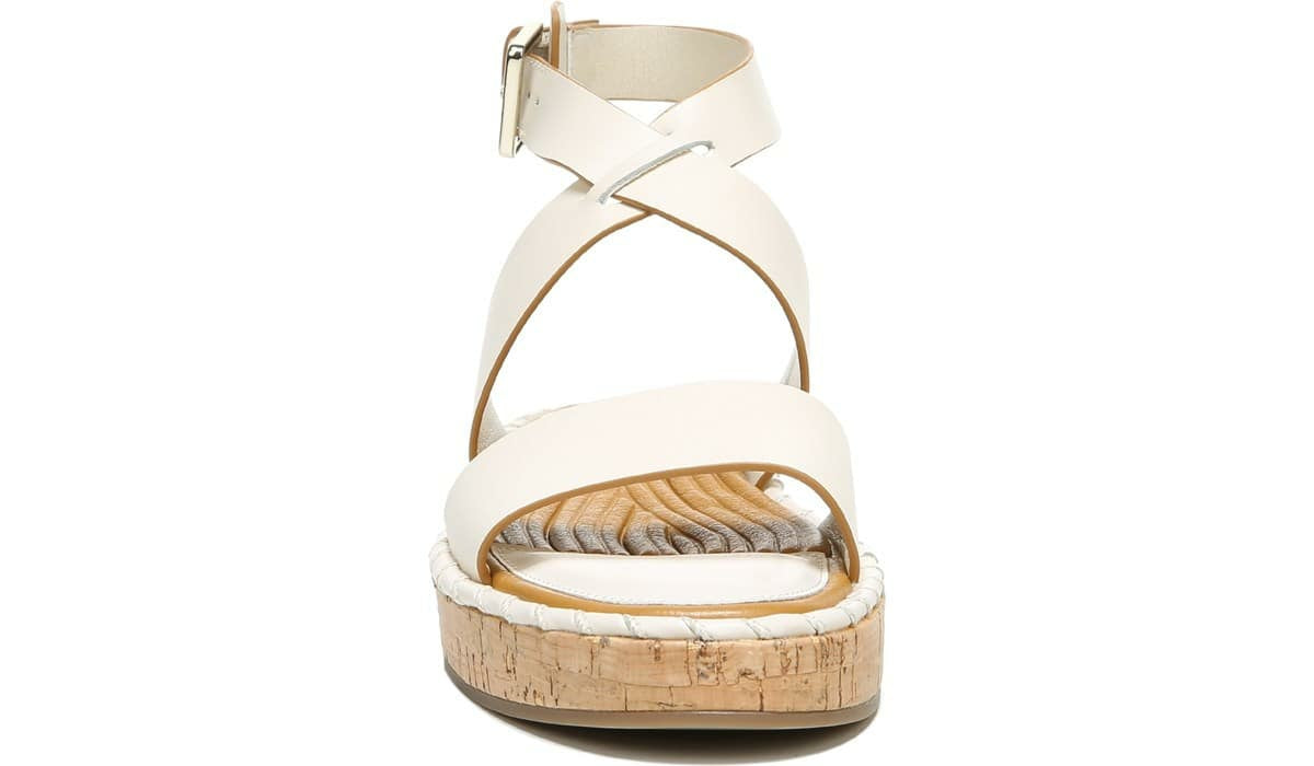 Sarto Zarlo Platform Sandal - Cream Leather