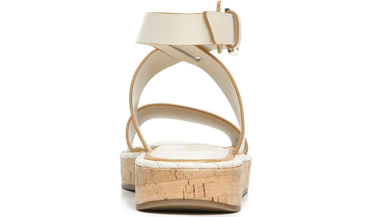 Sarto Zarlo Platform Sandal - Cream Leather