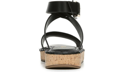 Sarto Zarlo Platform Sandal - Black Leather