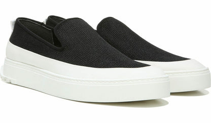Sarto Debra 2 Platform Slip On Sneaker - Black Fabric