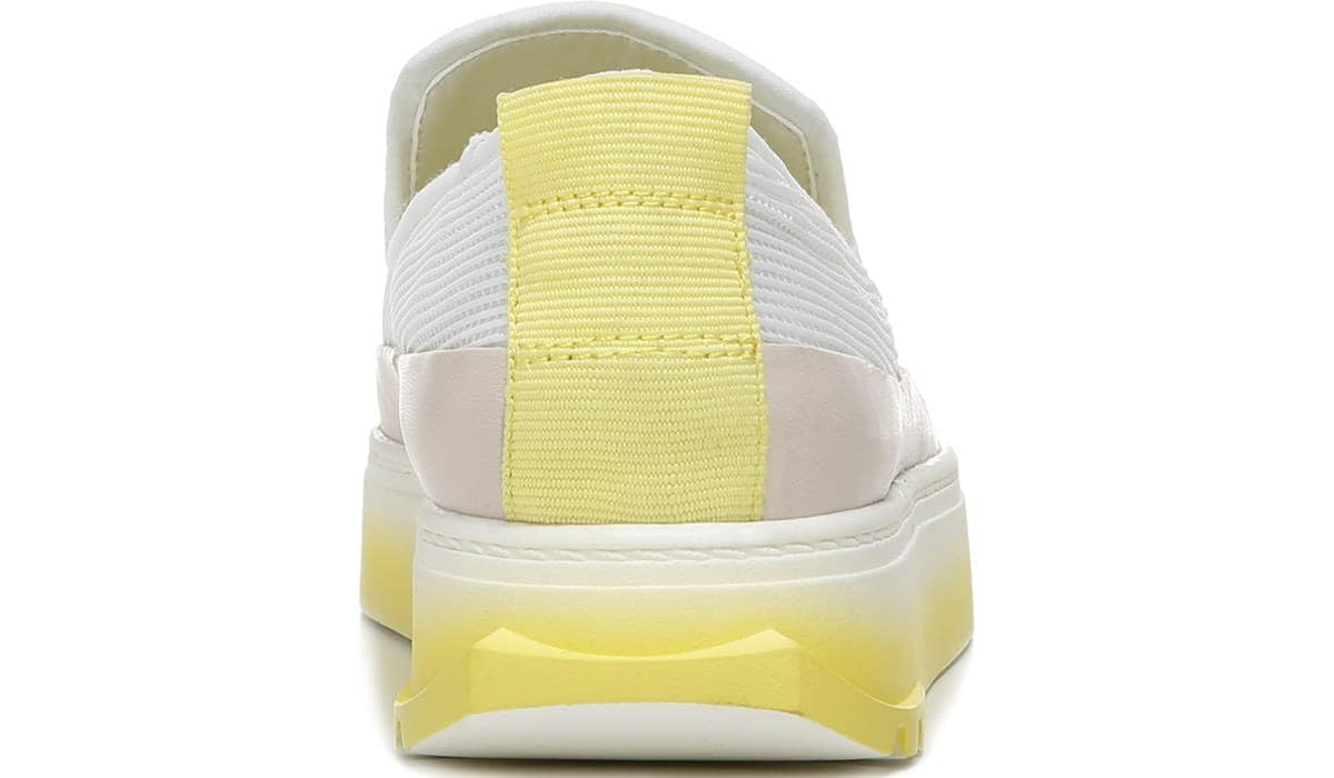 Sarto Debra 2 Platform Slip On Sneaker - White Fabric