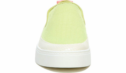 Sarto Debra 2 Platform Slip On Sneaker - Citron Leather