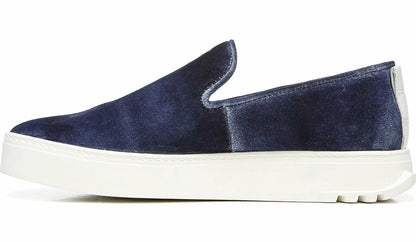 Sarto Debra 3 Platform Slip On Sneaker - Indigo Suede