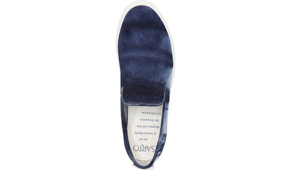 Sarto Debra 3 Platform Slip On Sneaker - Indigo Suede