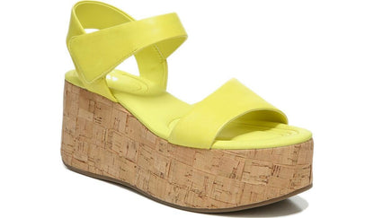 Sarto Demi 2 Platform Wedge Sandal - Limeade Leather