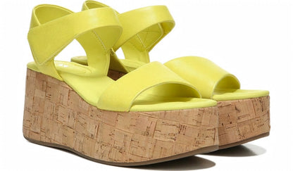 Sarto Demi 2 Platform Wedge Sandal - Limeade Leather