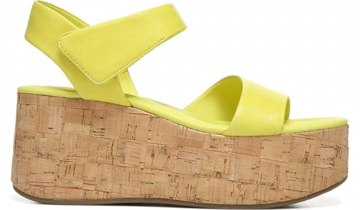 Sarto Demi 2 Platform Wedge Sandal - Limeade Leather