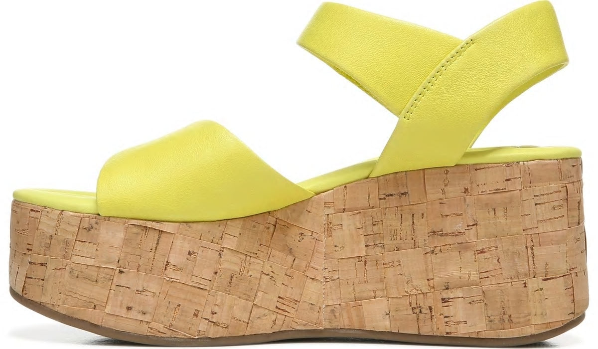 Sarto Demi 2 Platform Wedge Sandal - Limeade Leather