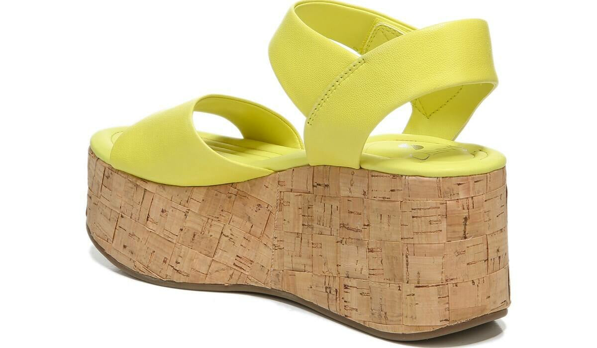 Sarto Demi 2 Platform Wedge Sandal - Limeade Leather