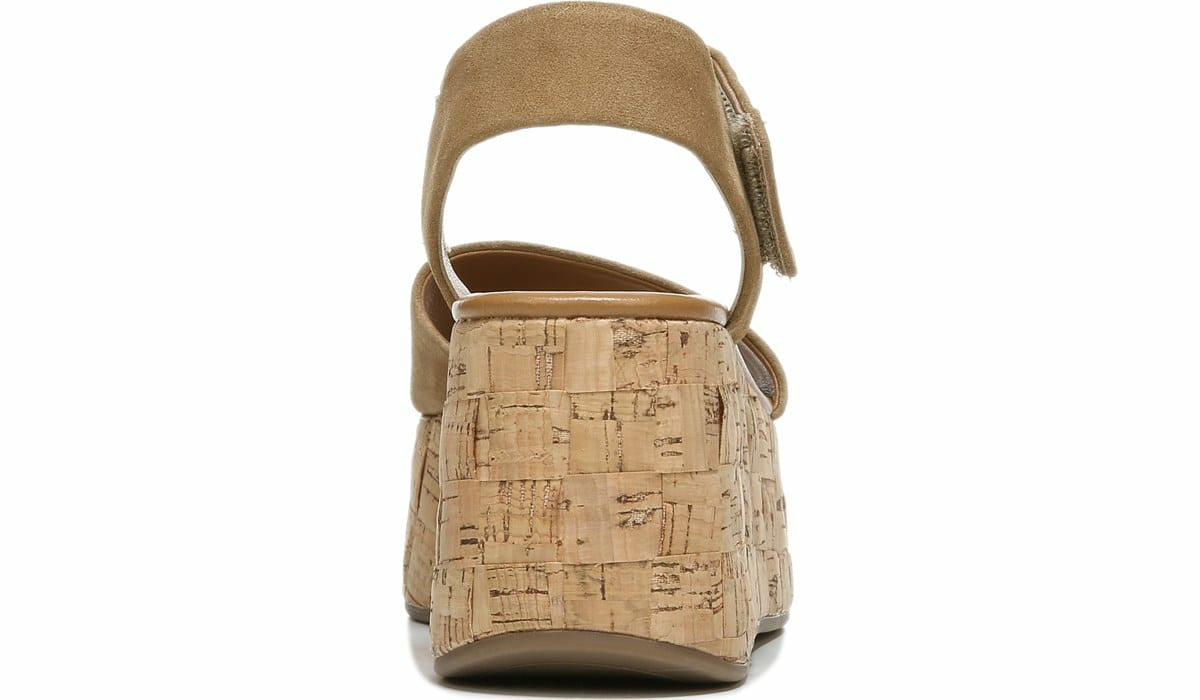 Sarto Demi 2 Platform Wedge Sandal - Toasted Barley Suede