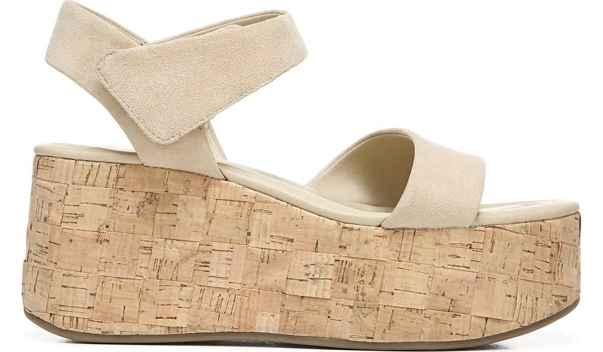 Sarto Demi 2 Platform Wedge Sandal - Sand Suede