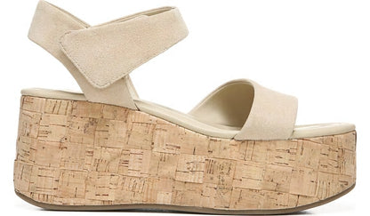 Sarto Demi 2 Platform Wedge Sandal - Sand Suede