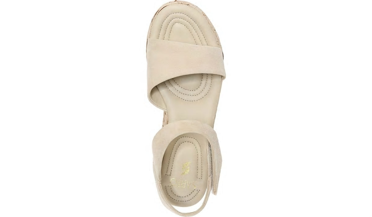 Sarto Demi 2 Platform Wedge Sandal - Sand Suede