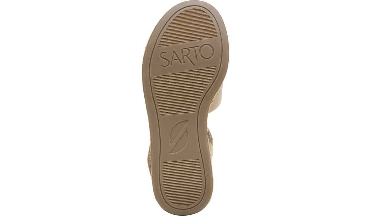 Sarto Demi 2 Platform Wedge Sandal - Sand Suede
