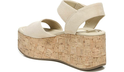 Sarto Demi 2 Platform Wedge Sandal - Sand Suede