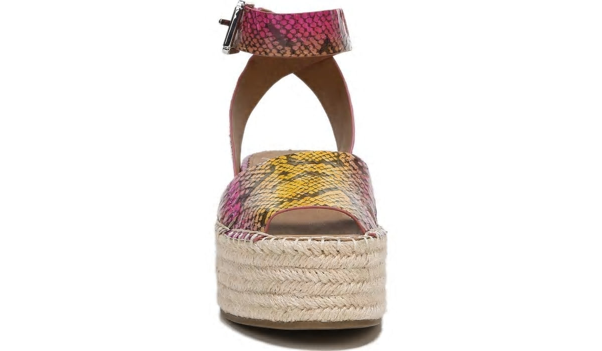 Sarto Lexie 3 Espadrille Platform Sandal - Multi Leather