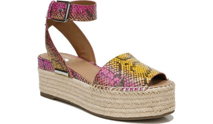 Sarto Lexie 3 Espadrille Platform Sandal - Multi Leather