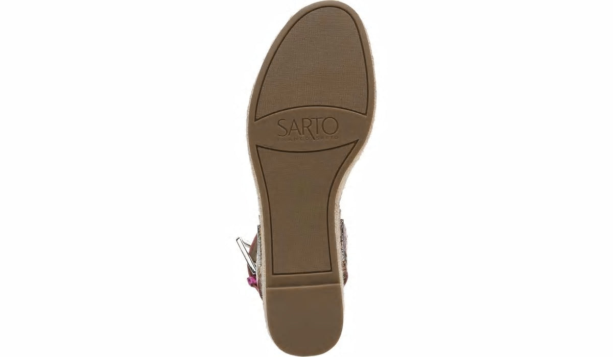 Sarto Lexie 3 Espadrille Platform Sandal - Multi Leather