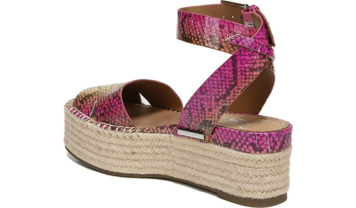 Sarto Lexie 3 Espadrille Platform Sandal - Multi Leather