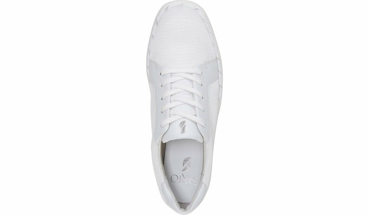 Sarto Quinn Sneaker - White Fabric