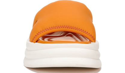 Sarto Vina 2 Platform Slide Sandal - Orange Fabric