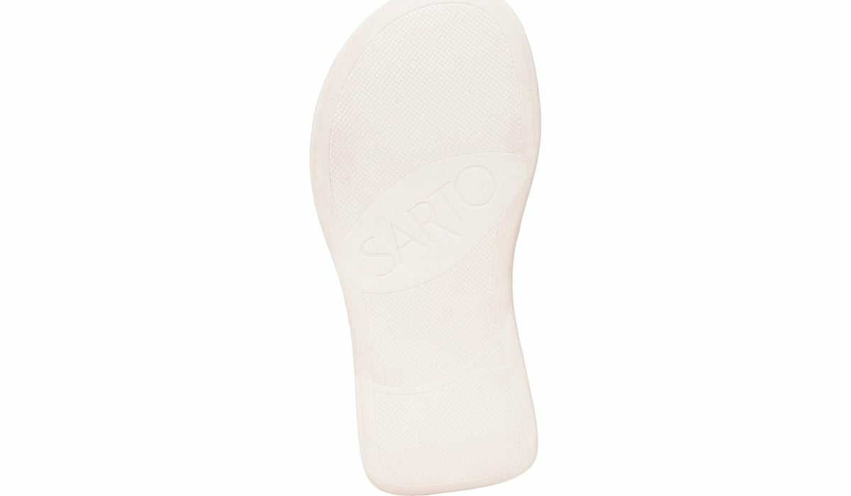 Sarto Vina 2 Platform Slide Sandal - Orange Fabric