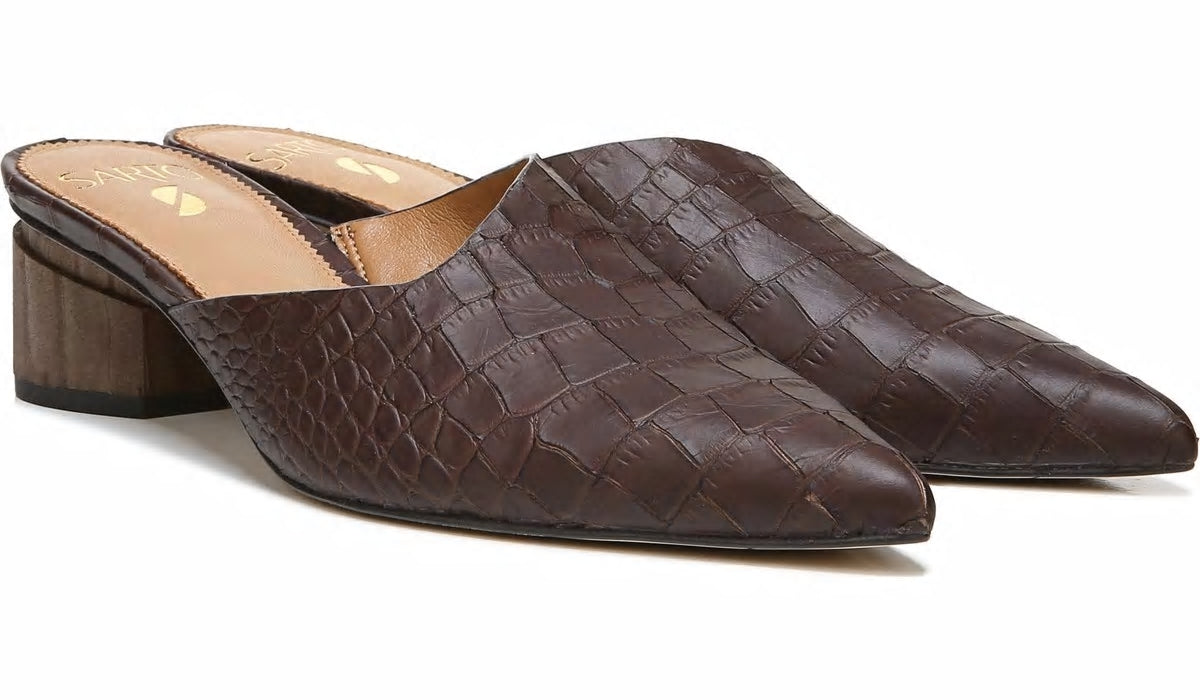 Sarto Visa 2 Mule - Brown Leather