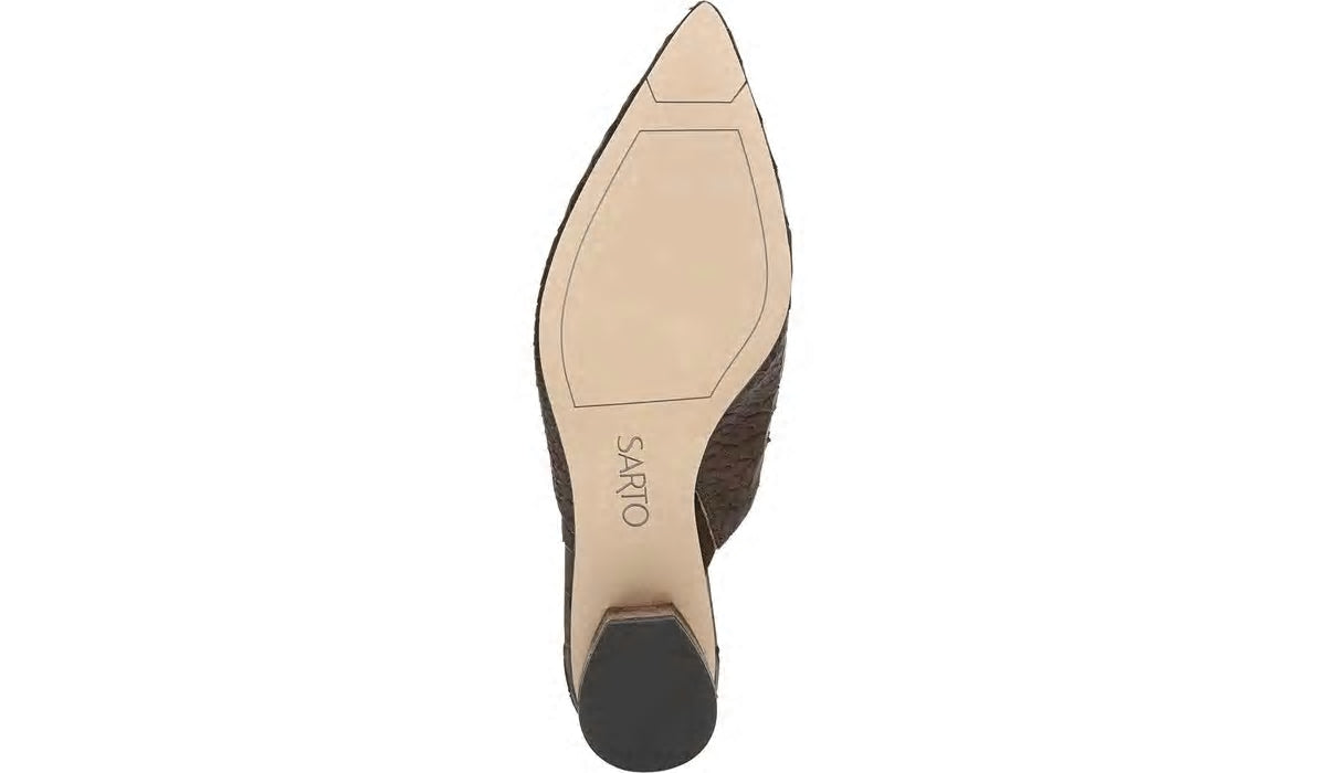 Sarto Visa 2 Mule - Brown Leather