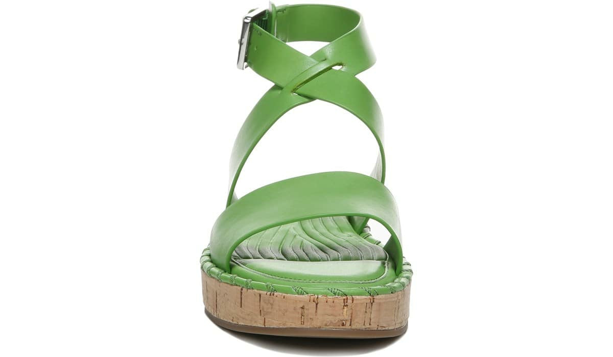 Sarto Zarlo Platform Sandal - Acid Green Leather
