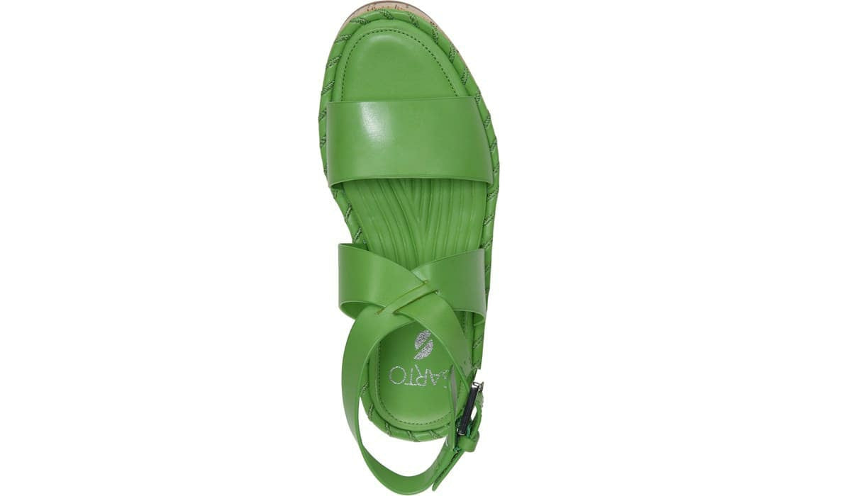 Sarto Zarlo Platform Sandal - Acid Green Leather