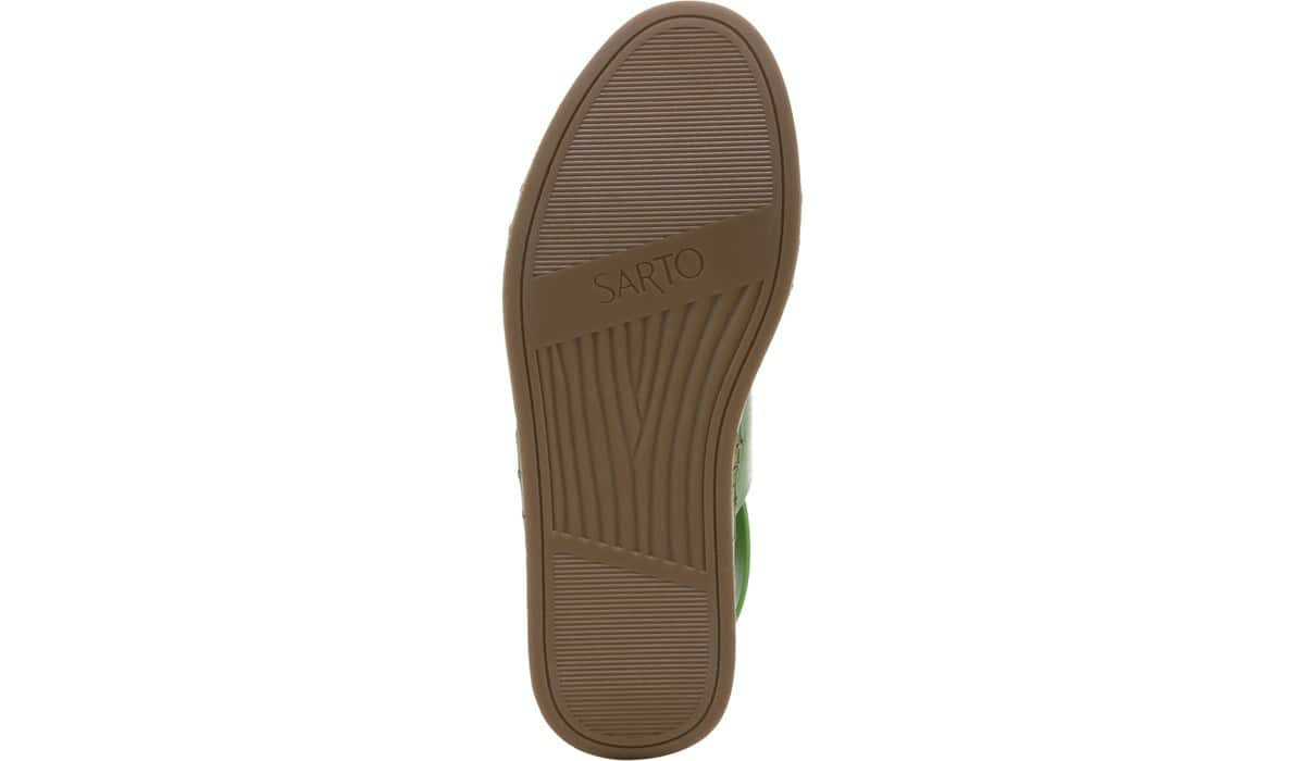 Sarto Zarlo Platform Sandal - Acid Green Leather