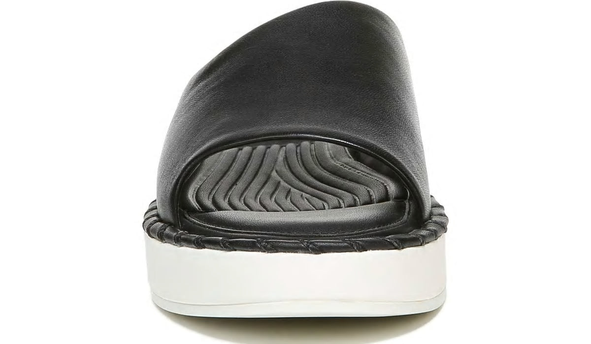 Sarto Zoe Slide Sandal - Black Leather