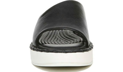 Sarto Zoe Slide Sandal - Black Leather