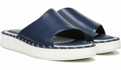 Sarto Zoe Slide Sandal - Navy Leather