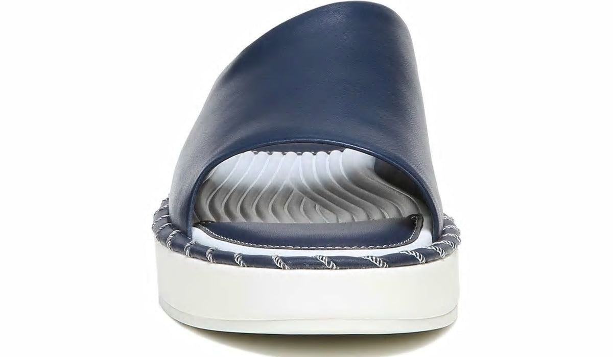 Sarto Zoe Slide Sandal - Navy Leather