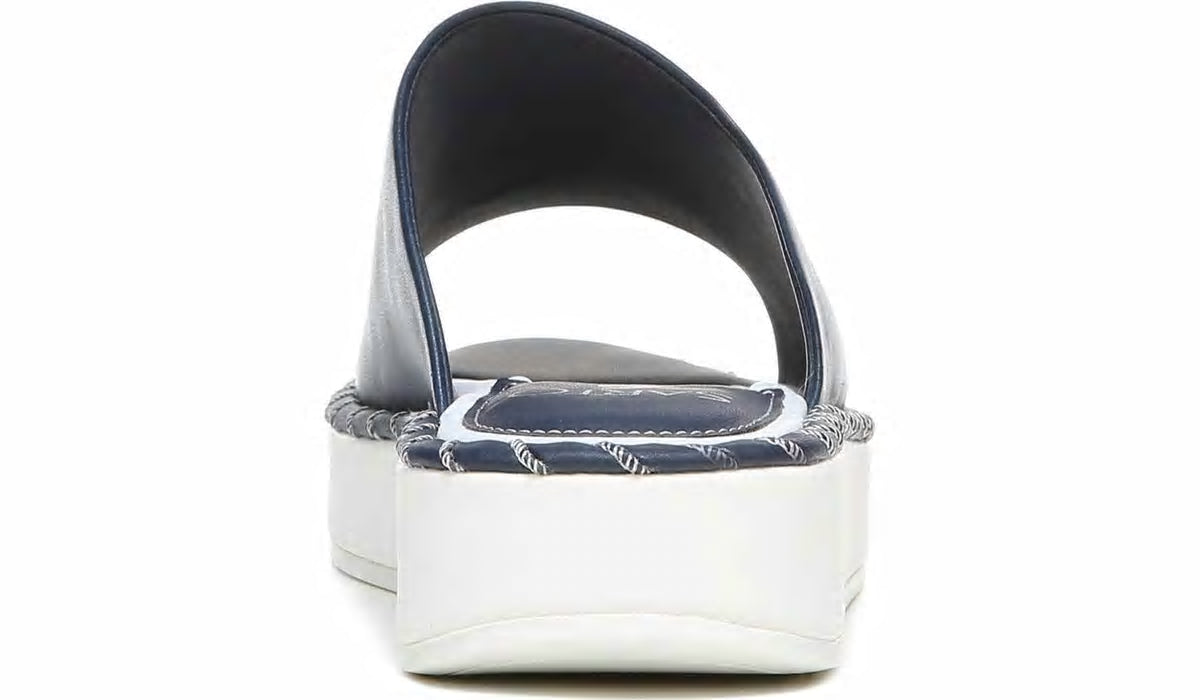 Sarto Zoe Slide Sandal - Navy Leather