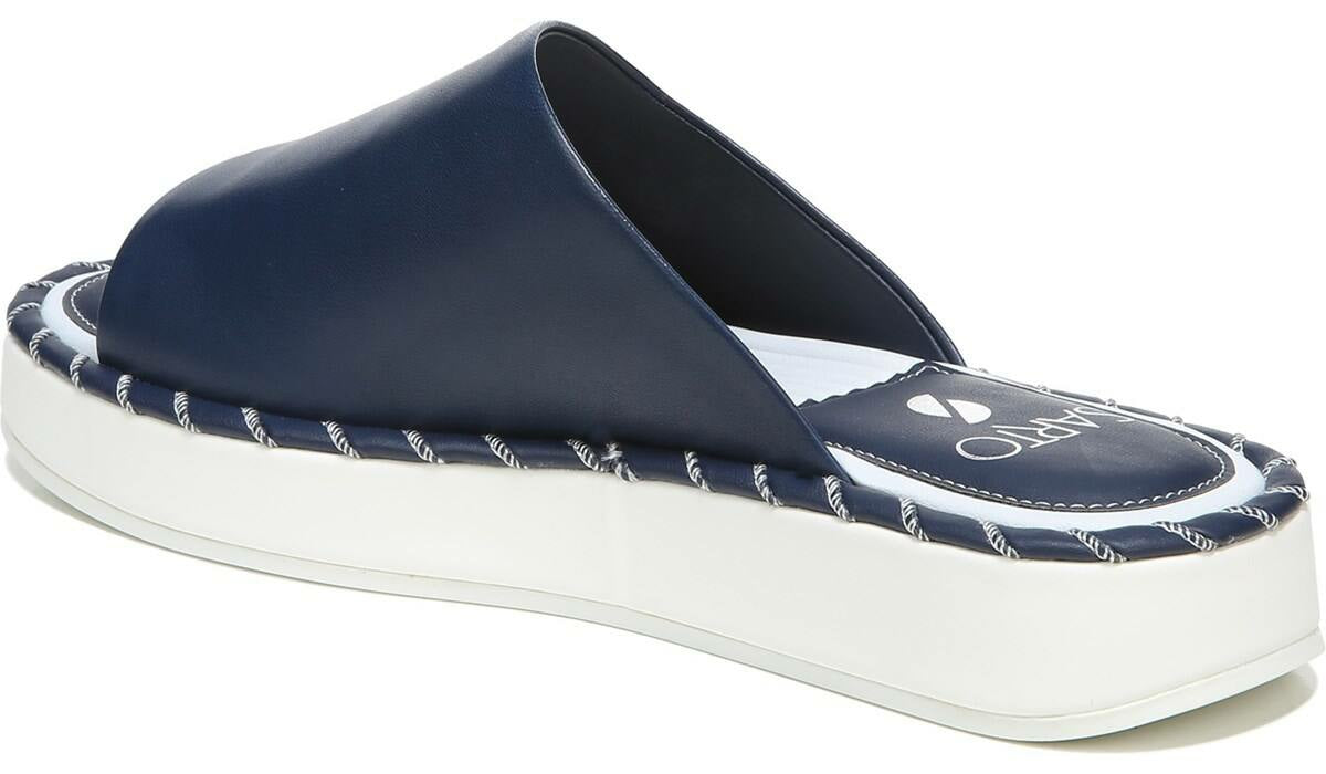 Sarto Zoe Slide Sandal - Navy Leather