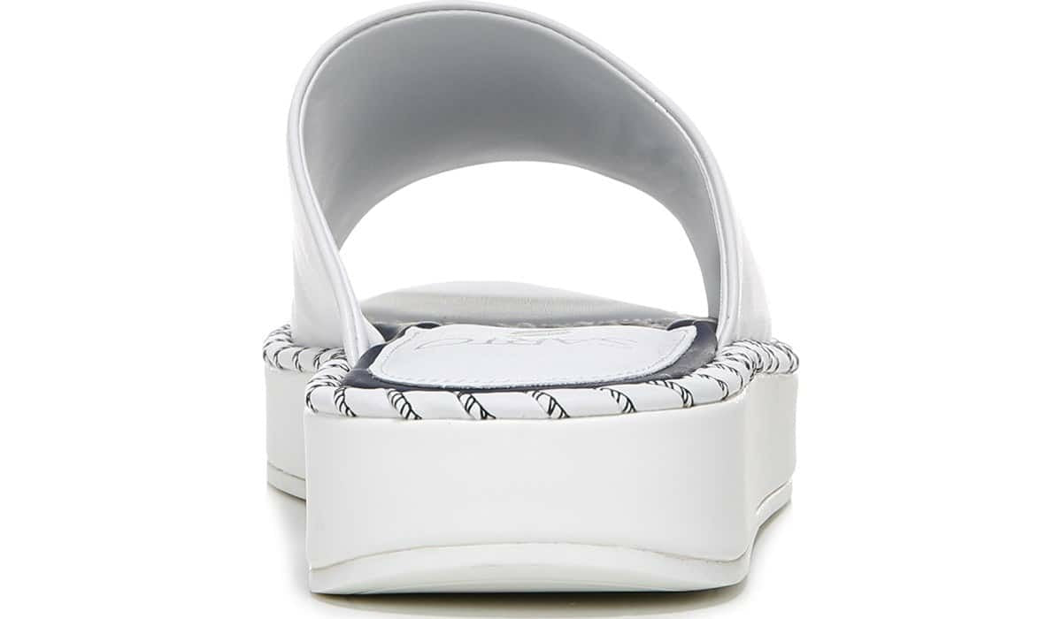 Sarto Zoe Slide Sandal - White Leather