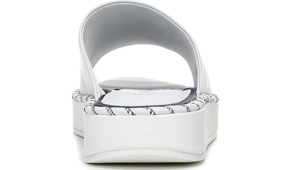 Sarto Zoe Slide Sandal - White Leather