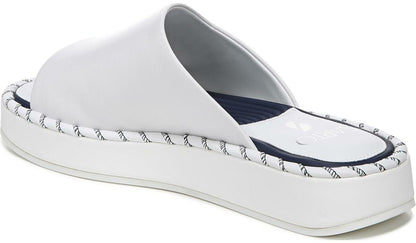 Sarto Zoe Slide Sandal - White Leather